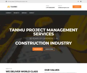 Tanmupms.com(Tanmu Project Management Services) Screenshot