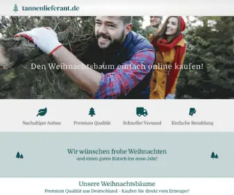 Tannenlieferant.de(Weihnachtsbaum kaufen) Screenshot