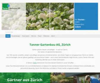 Tanner-Gartenbau.ch(Tanner Gartenbau) Screenshot