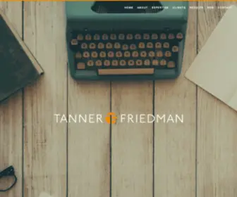 Tannerfriedman.com(Tanner Friedman) Screenshot