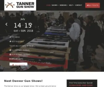 Tannergunshow.com(Colorado's Largest and Longest Running Gun Show) Screenshot