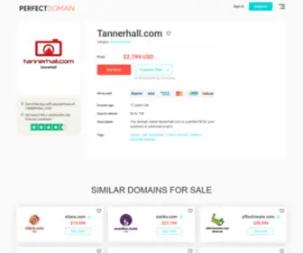 Tannerhall.com(Tannerhall) Screenshot