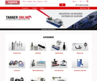 Tannerherramientas.com(Máquinas y Herramientas para la industria metalmecánica) Screenshot