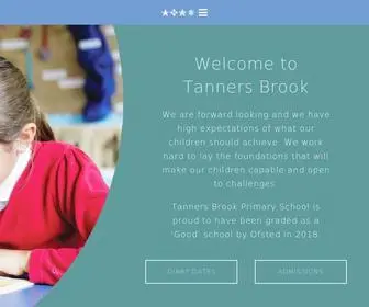 Tannersbrookpri.org.uk(Tanners Brook Primary School) Screenshot