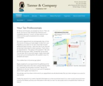 Tannertax.com(Tanner & Company) Screenshot