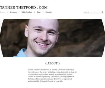 Tannerthetford.com(TANNER THETFORD) Screenshot