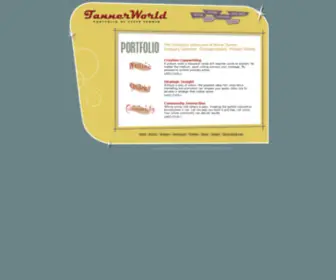 TannerWorld.com(Portfolio) Screenshot