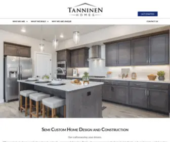 Tanninenhomes.com(Local Home Builder in Richland) Screenshot