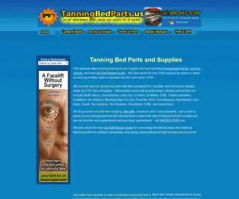 Tanningbedparts.us(Tanningbedparts) Screenshot