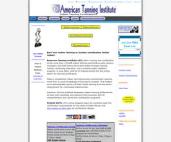 Tanningprogram.com(American Tanning Institute) Screenshot