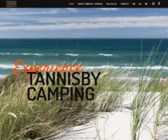 Tannisbycamping.dk(Tannisby Camping) Screenshot