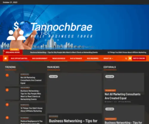 Tannochbrae.org(Built Business Tough) Screenshot