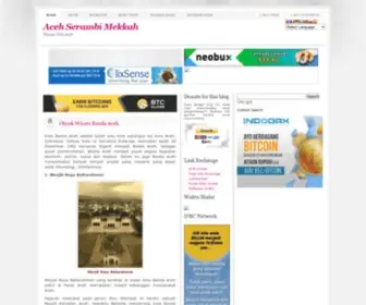 Tanohaceh.com(Aceh Serambi Mekkah) Screenshot