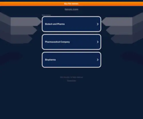 Tanox.com(tanox) Screenshot