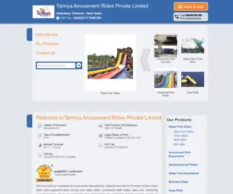 Tanrides.com(Pool Water Slides) Screenshot