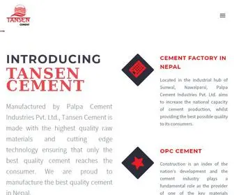 Tansencement.com(Tansen Cement in Nepal) Screenshot