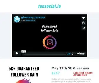 Tansocial.io(Giveaway) Screenshot