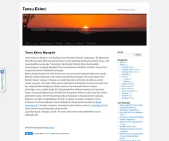 Tansuekinci.com(Tansu Ekinci) Screenshot