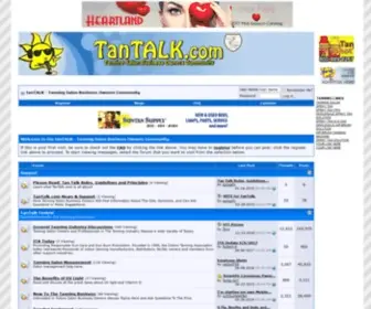 Tantalk.com(Tanning Salon Business Owners Community) Screenshot