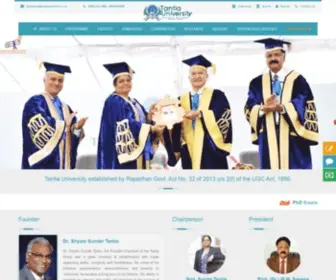 Tantiauniversity.com(Tantia University) Screenshot