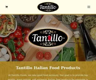 Tantillofoods.com(Tantillo Italian Food Products) Screenshot