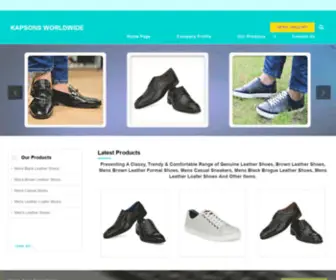 Tantoe.in(Genuine Leather Shoes Manufacturer) Screenshot