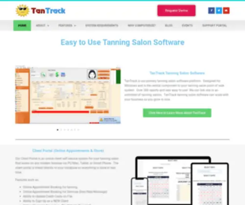 Tantrack.com(TanTrack Tanning Salon Software) Screenshot