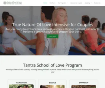 Tantraschooloflove.com(Tantra School of Love) Screenshot