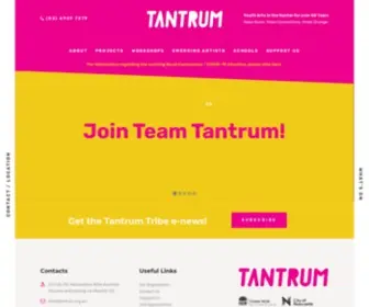 Tantrum.org.au(Tantrum) Screenshot