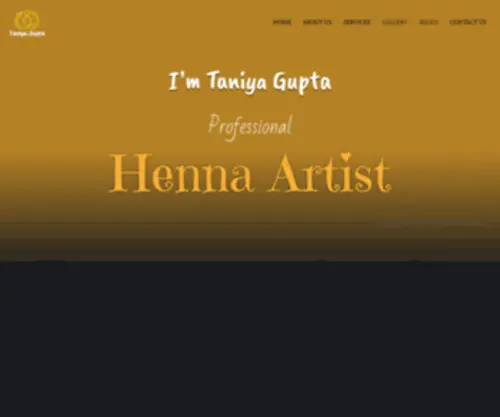 Tanuhennaarts.co.in(Tanu Henna Arts) Screenshot