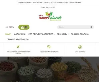 Tanusrinaturals.com(Tanusri Naturals) Screenshot