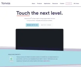 Tanvas.co(Tanvas is creating the next generation of multi) Screenshot