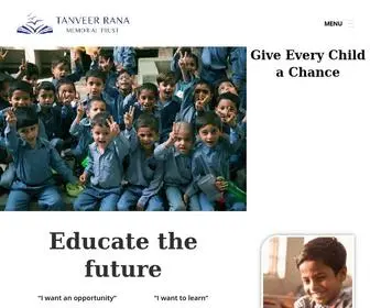 Tanveerranatrust.com(Tanveer Rana Trust) Screenshot