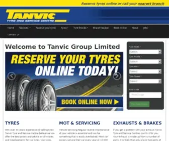 Tanvic.co.uk(Tanvic Tyres) Screenshot