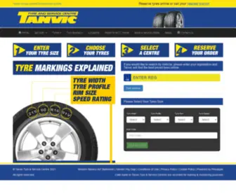 Tanvictyres.co.uk(Tanvic Tyres) Screenshot