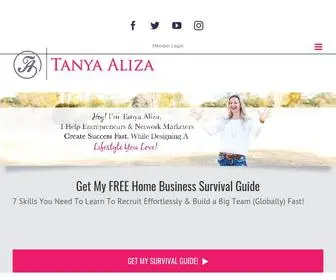 Tanyaaliza.com(Tanya Aliza) Screenshot