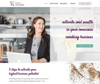 Tanyalochner.com(WordPress) Screenshot