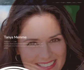 Tanyamemme.com(Award-Winning TV Host // Inspirational Keynote Speaker // Home Staging & DIY Expert. Tanya Memme) Screenshot