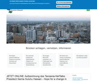 Tanzania-Network.de(Startseite) Screenshot