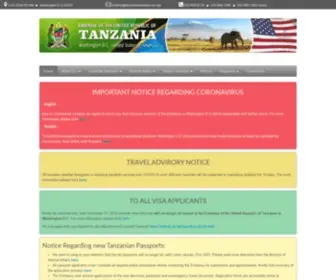 Tanzaniaembassy-US.org(Tanzania Embassy Site) Screenshot