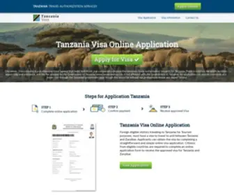 Tanzaniaevisa.com(Tanzania Online Visa) Screenshot