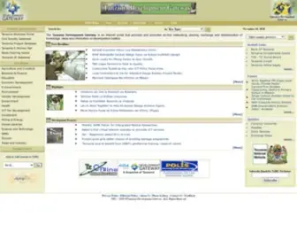 Tanzaniagateway.org(The Tanzania Development Gateway) Screenshot