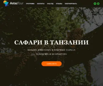 Tanzaniasafari-Tour.com(Сафари из Занзибара в парках Тарангире) Screenshot