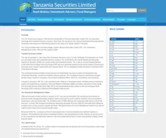 Tanzaniasecurities.co.tz(Tanzania Securities Limited) Screenshot