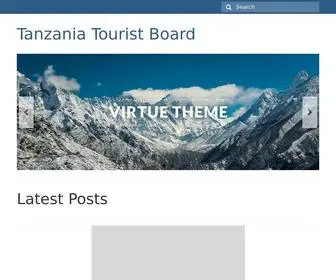 Tanzaniatouristboard.com(Tanzania Travel Information) Screenshot