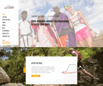 Tanzaniatrailrunning.com(Kilimanjaro Stage Run) Screenshot