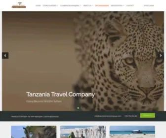 Tanzaniatravelcompany.com(Tanzania Travel Company) Screenshot