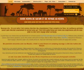 Tanzanie-Guide.com(Guide Kenya guide de safari et conseils de voyages au Kenya) Screenshot