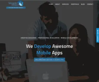 Tanzaniteinfotech.com(Mobile App Development Company) Screenshot