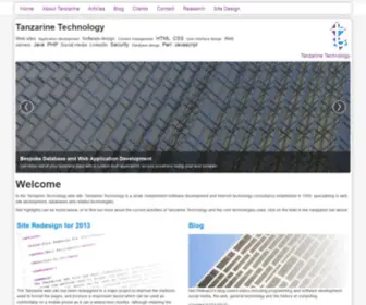 Tanzarine.co.uk(Tanzarine Technology) Screenshot